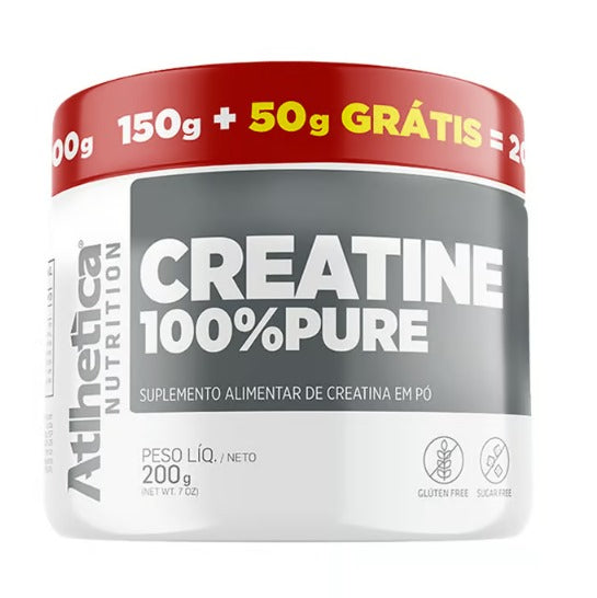 Creatina 100% Pure (200g) - Atlhetica