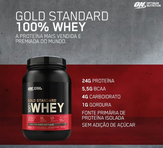 Whey Gold 100% Whey Protein 5lbs (2270g) - Optimum Nutrition - 74 doses