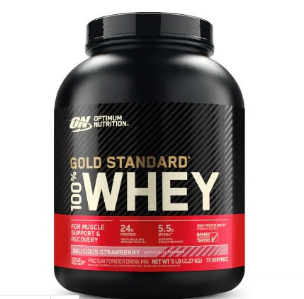 Whey Gold 100% Whey Protein 5lbs (2270g) - Optimum Nutrition - 74 doses