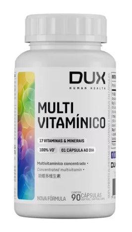 Multivitamínico - Pote 90 Cápsulas Dux Nutrition Sabor Sem sabor Tamanho Natural