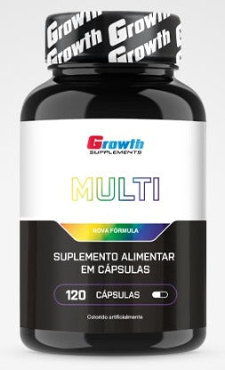 Multivitamínico (120 cáps) (nova fórmula) - Growth Supplements