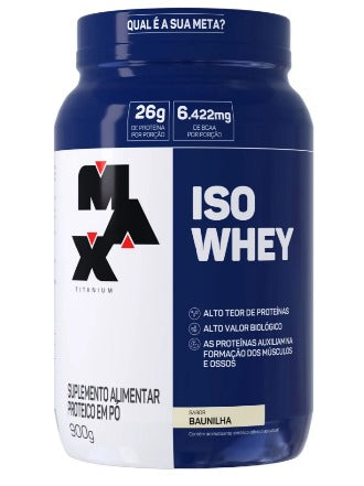 Whey Protein Isolado IsoWhey (900g) - Max Titanium