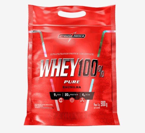 Whey Protein Concentrado Pouch (900g) - Integralmedica