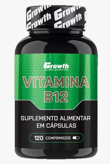 Vitamina B12 (120 Caps) - Growth Supplements